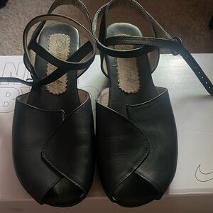 Bianca Luck 1940s Repro Wedges sz 6.5